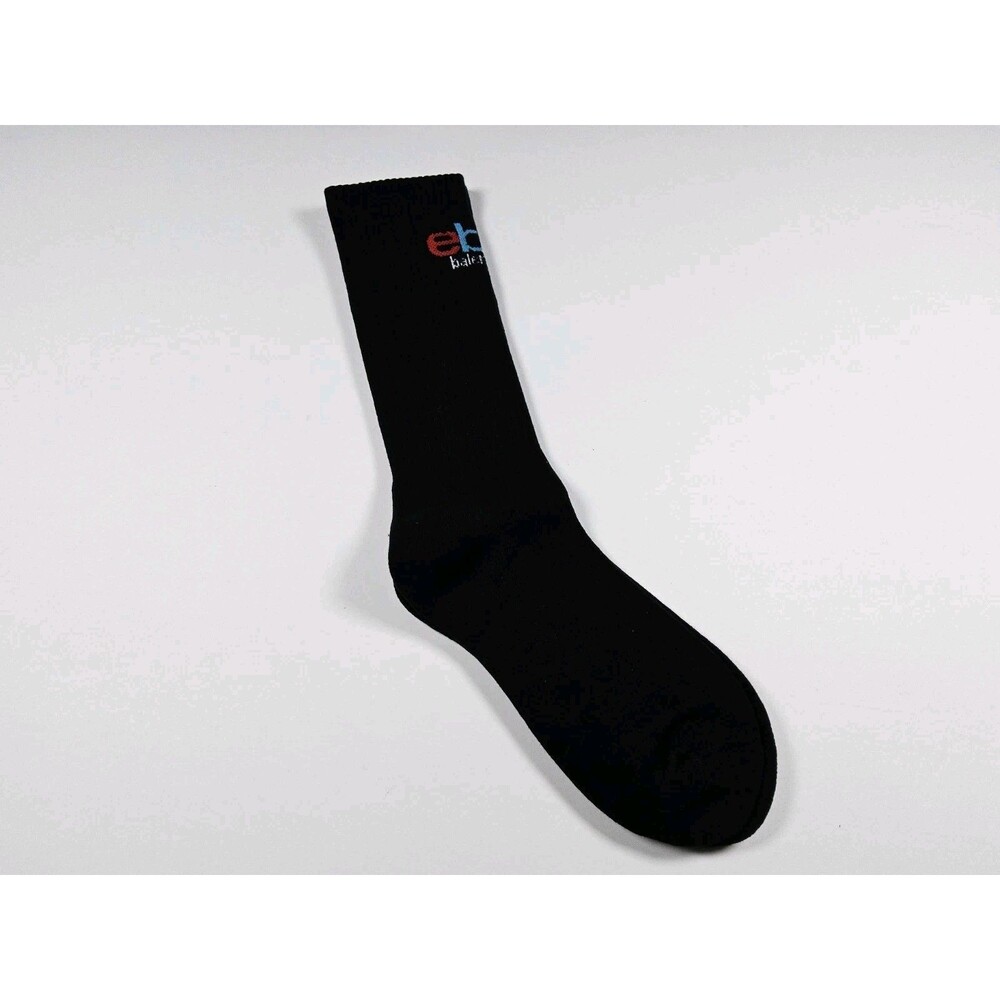 Balenciaga X Ebay Black Cotton Blend Crew Socks One Size